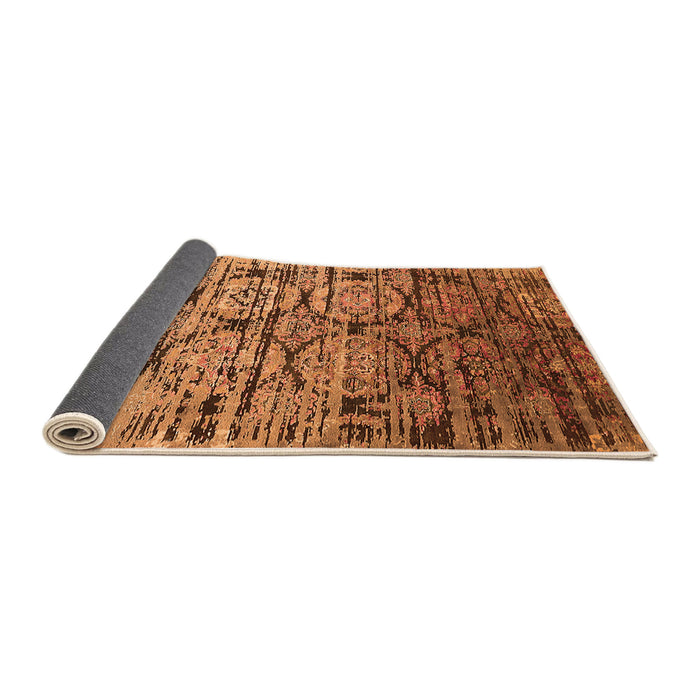 Sideview of Oriental Orange Industrial Rug, urb1773org