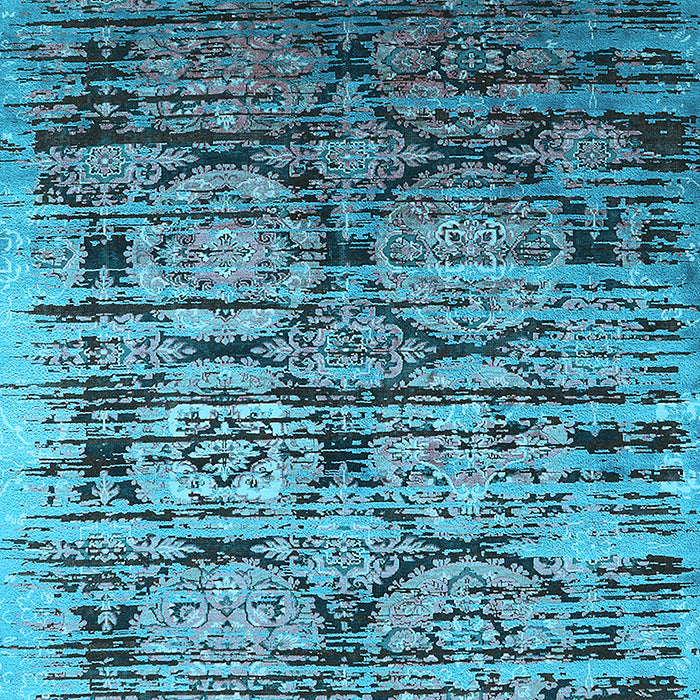 Oriental Light Blue Industrial Rug, urb1773lblu