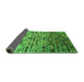 Sideview of Oriental Green Industrial Rug, urb1773grn