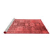 Industrial Red Washable Rugs