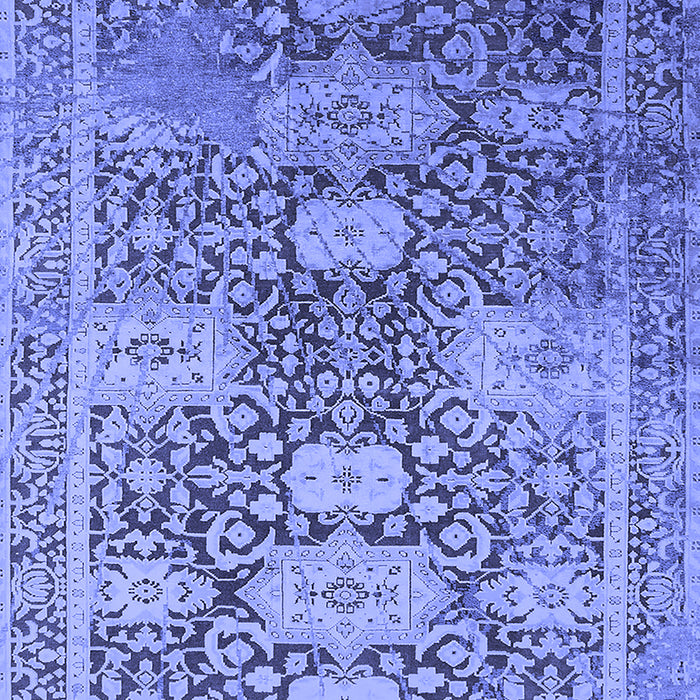 Oriental Blue Industrial Rug, urb1774blu