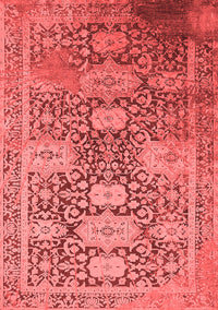 Oriental Red Industrial Rug, urb1774red