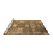 Sideview of Machine Washable Oriental Brown Industrial Rug, wshurb1774brn