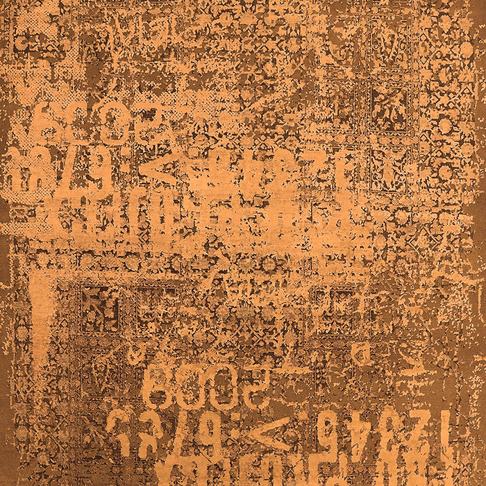 Machine Washable Oriental Orange Industrial Area Rugs, wshurb1775org