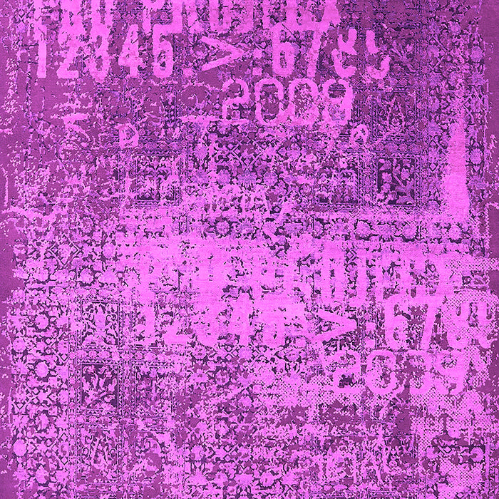 Machine Washable Oriental Pink Industrial Rug, wshurb1775pnk