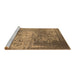 Sideview of Machine Washable Oriental Brown Industrial Rug, wshurb1775brn