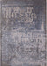 Machine Washable Industrial Modern Gray Rug, wshurb1775