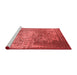 Industrial Red Washable Rugs