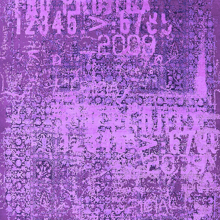 Machine Washable Oriental Purple Industrial Area Rugs, wshurb1775pur