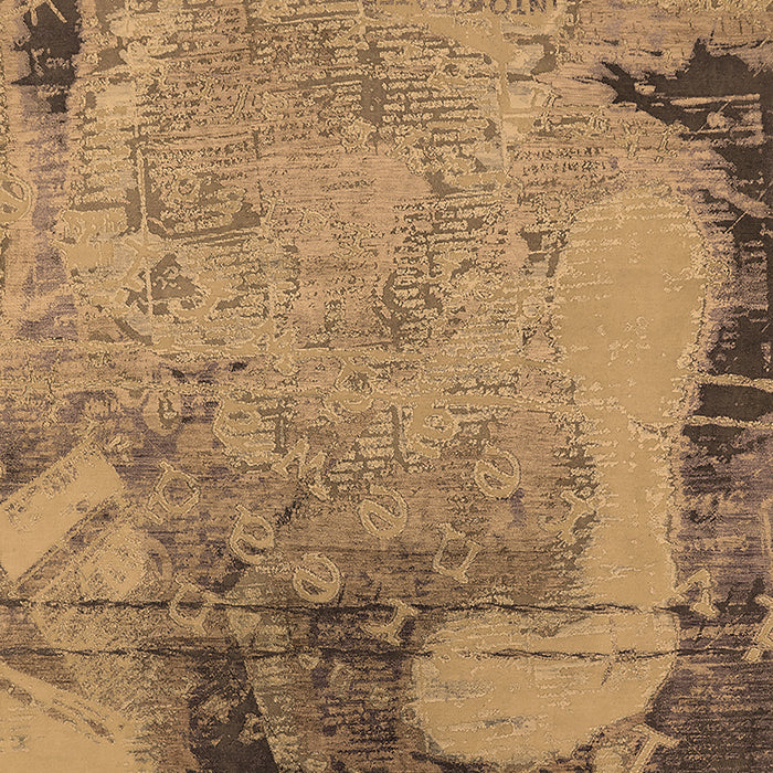 Oriental Brown Industrial Rug, urb1776brn