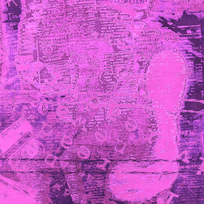 Machine Washable Oriental Pink Industrial Rug, wshurb1776pnk