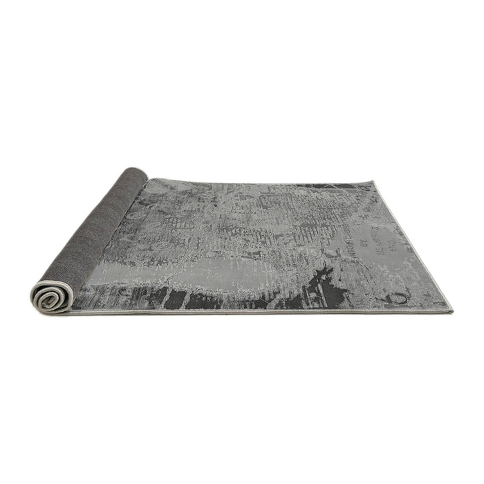 Sideview of Oriental Gray Industrial Rug, urb1776gry