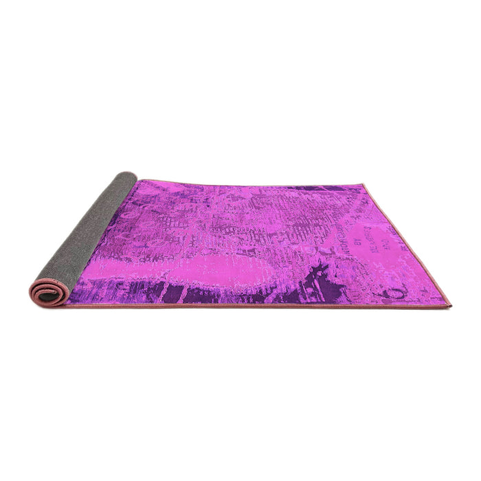 Sideview of Oriental Pink Industrial Rug, urb1776pnk