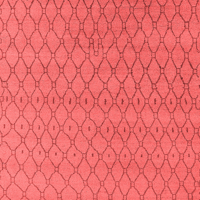 Machine Washable Oriental Red Industrial Rug, wshurb1778red
