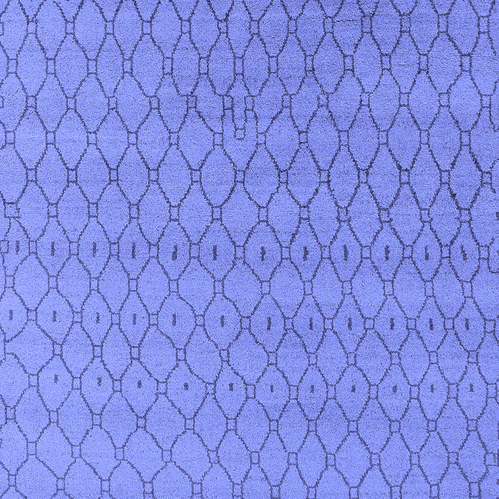 Machine Washable Oriental Blue Industrial Rug, wshurb1778blu