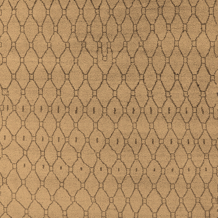 Machine Washable Oriental Brown Industrial Rug, wshurb1778brn