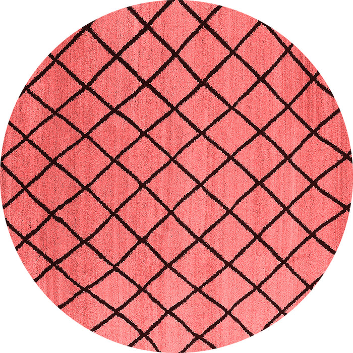 Machine Washable Oriental Red Industrial Rug, wshurb1779red