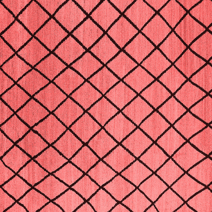 Machine Washable Oriental Red Industrial Rug, wshurb1779red