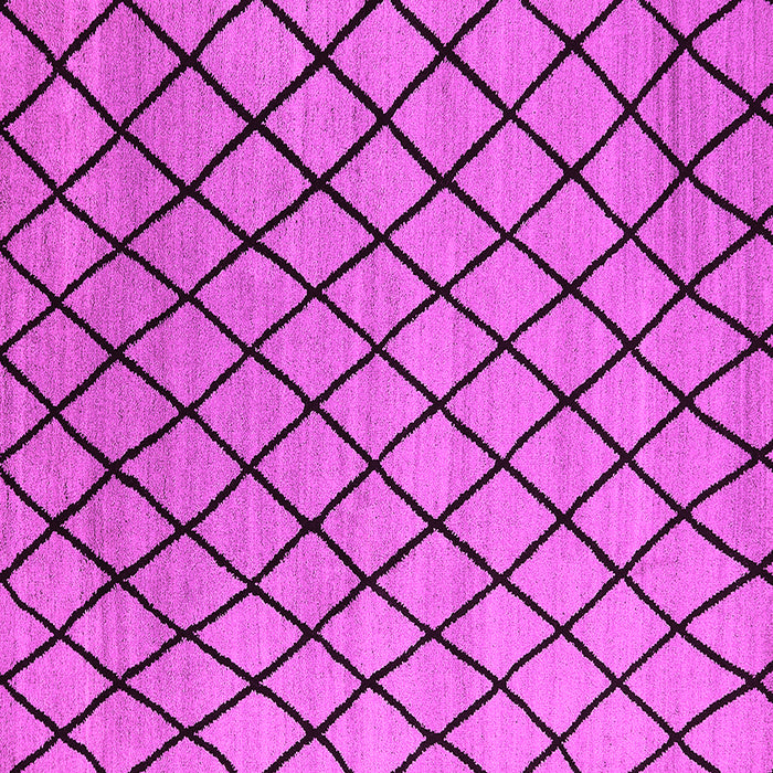 Square Machine Washable Oriental Pink Industrial Rug, wshurb1779pnk