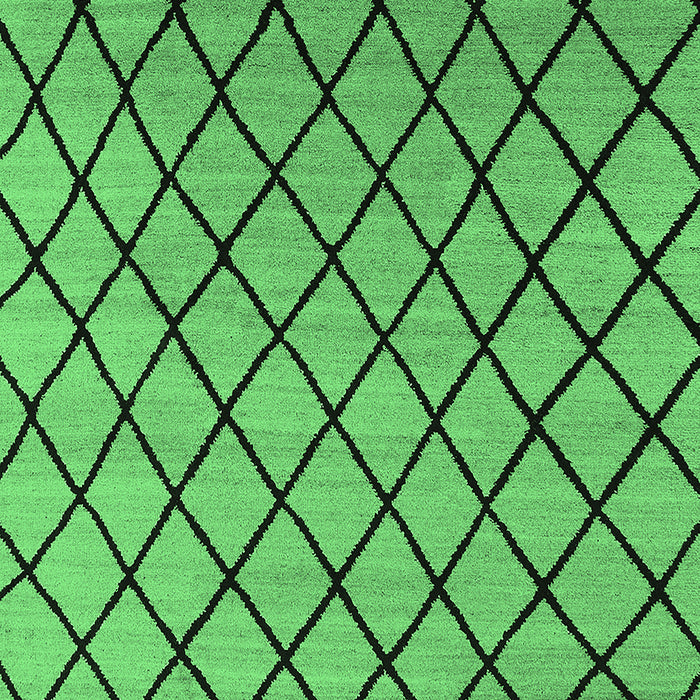 Oriental Emerald Green Industrial Rug, urb1779emgrn