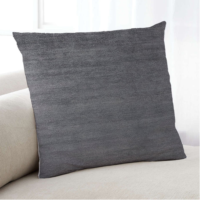 Lifestyle Image of Mid-Century Modern Urban Square Gray Throw Pillow, 18 inch by 18 inch, pwurb177