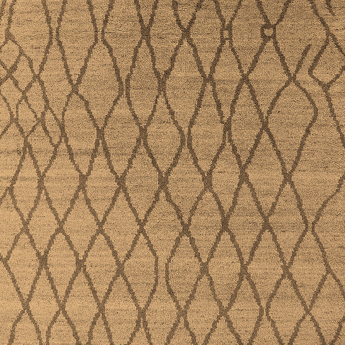 Machine Washable Oriental Brown Industrial Rug, wshurb1780brn