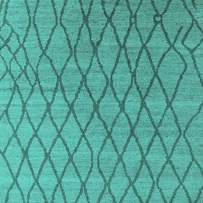 Machine Washable Oriental Turquoise Industrial Area Rugs, wshurb1780turq