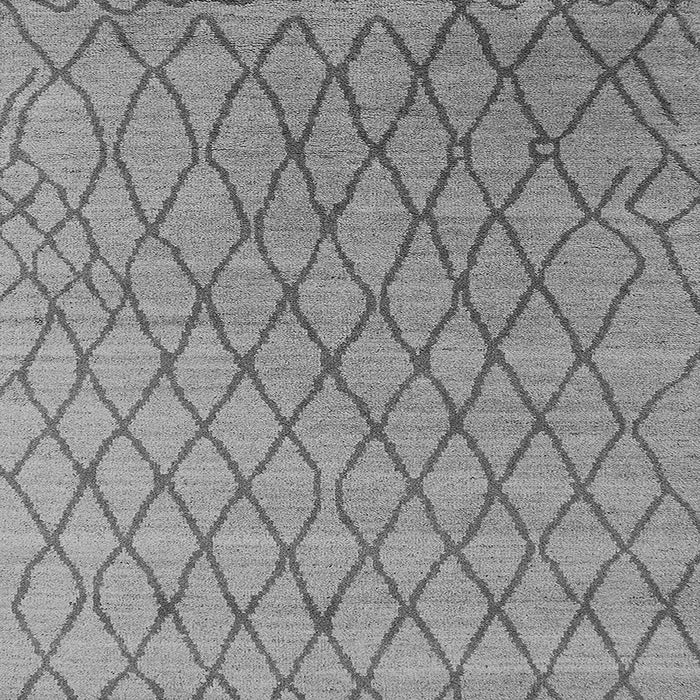 Square Oriental Gray Industrial Rug, urb1780gry