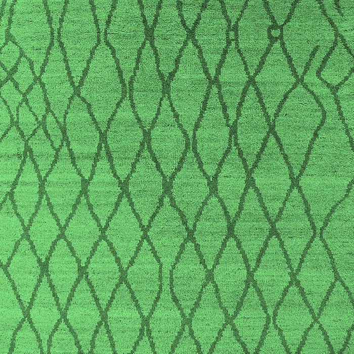 Machine Washable Oriental Emerald Green Industrial Area Rugs, wshurb1780emgrn