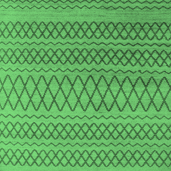 Oriental Emerald Green Industrial Rug, urb1781emgrn
