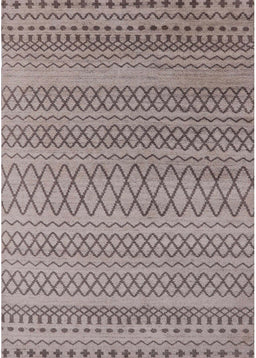 Mid-Century Modern Puce Purple Oriental Rug, urb1781