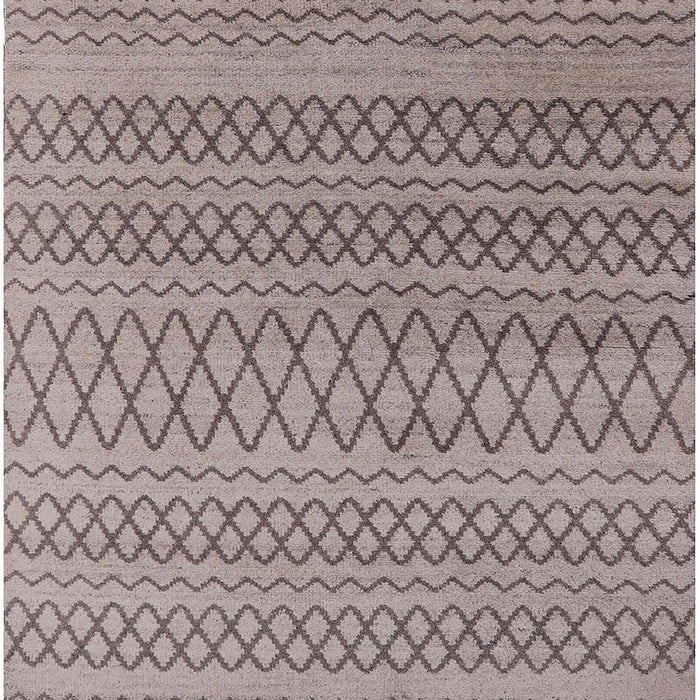 Mid-Century Modern Puce Purple Oriental Rug, urb1781