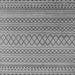 Square Machine Washable Oriental Gray Industrial Rug, wshurb1781gry