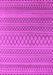 Machine Washable Oriental Pink Industrial Rug, wshurb1781pnk