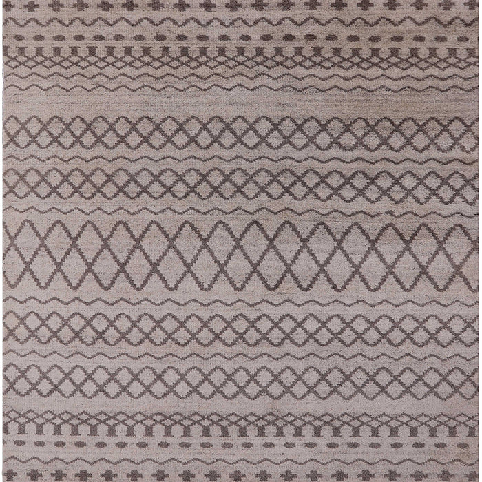 Square Machine Washable Industrial Modern Puce Purple Rug, wshurb1781