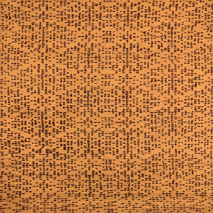 Square Oriental Orange Industrial Rug, urb1782org