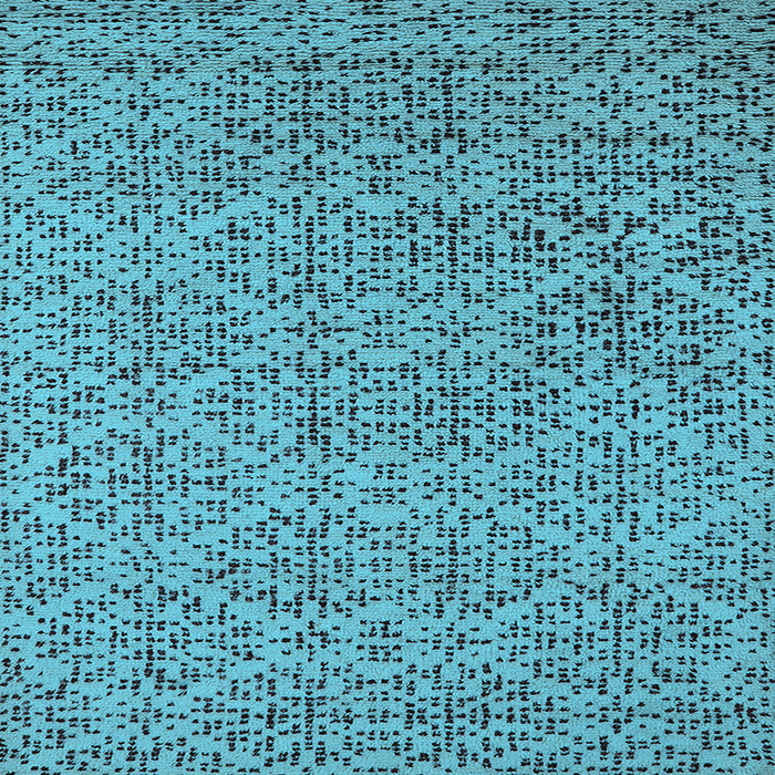 Square Machine Washable Oriental Light Blue Industrial Rug, wshurb1782lblu