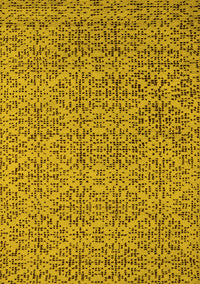 Oriental Yellow Industrial Rug, urb1782yw