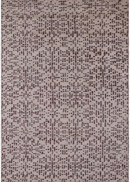 Mid-Century Modern Silver Pink Oriental Rug, urb1782