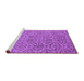 Sideview of Machine Washable Oriental Purple Industrial Area Rugs, wshurb1782pur