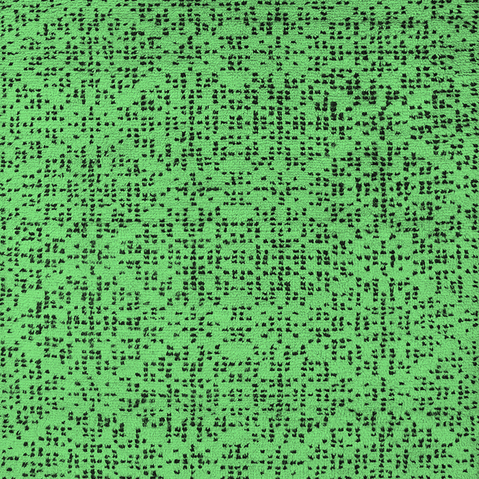 Machine Washable Oriental Emerald Green Industrial Area Rugs, wshurb1782emgrn