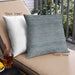 Front View of Mid-Century Modern Urban Square Marble Blue Throw Pillow, 18 inch by 18 inch, pwurb1783
