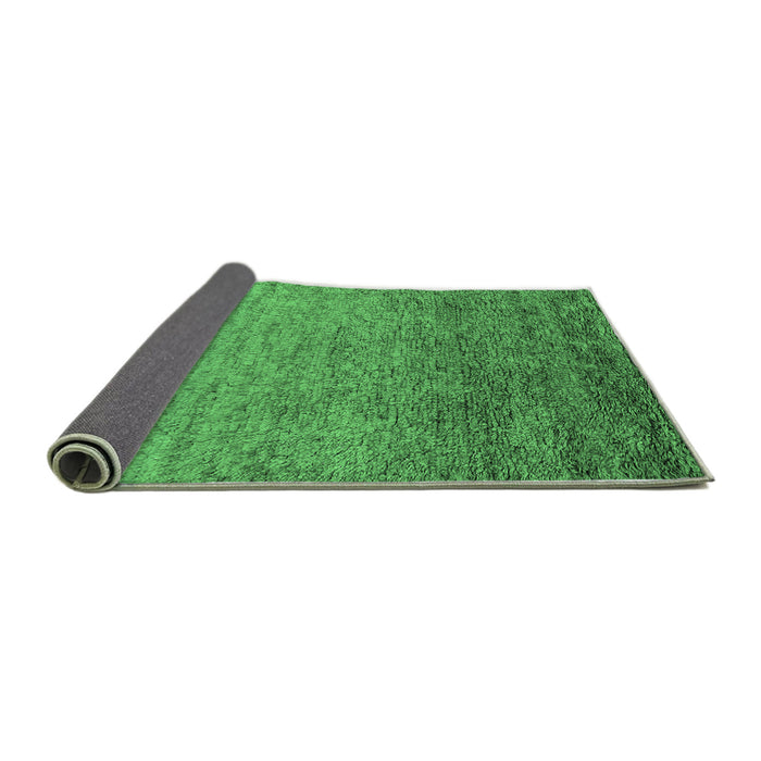 Sideview of Oriental Emerald Green Industrial Rug, urb1783emgrn