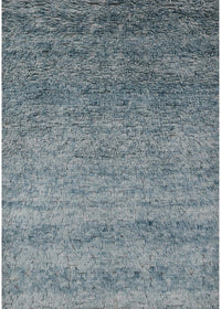 Machine Washable Industrial Modern Marble Blue Rug, wshurb1783