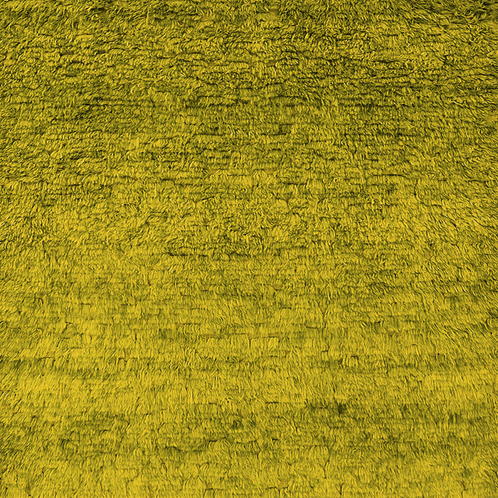 Machine Washable Oriental Yellow Industrial Rug, wshurb1783yw