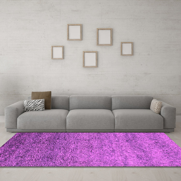Machine Washable Oriental Pink Industrial Rug in a Living Room, wshurb1783pnk