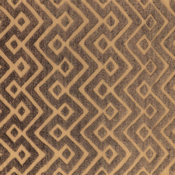 Square Machine Washable Oriental Brown Industrial Rug, wshurb1784brn