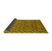 Sideview of Oriental Yellow Industrial Rug, urb1784yw