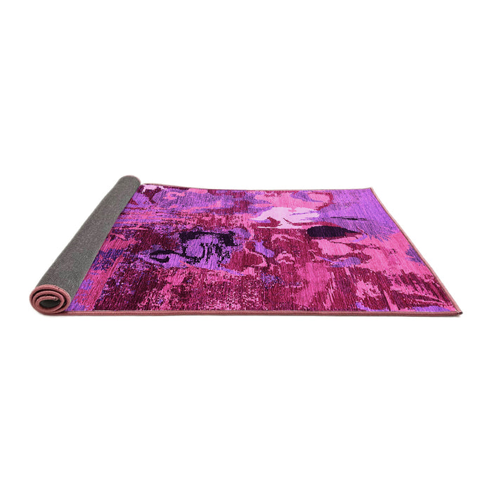 Sideview of Oriental Pink Industrial Rug, urb1785pnk