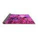 Sideview of Oriental Pink Industrial Rug, urb1785pnk